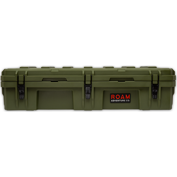 ROAM 95L Rugged Case — large low-profile durable storage box in OD Green color