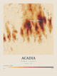 Acadia — Contour Colour print in Ember & Ochre