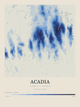 Acadia — Contour Colour print in Ultramarine