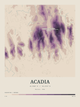 Acadia — Contour Colour print in Plum & Clay