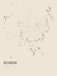 Acadia — Ink print in Atlas Light