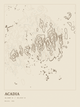 Acadia — Ink print in Atlas Light