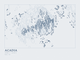 Acadia — Ink print in Blueprint Light (landscape)