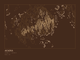 Acadia — Ink print in Desert Dark (landscape)
