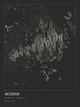 Acadia — Ink print in Ink Dark