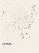 Acadia — Ink print in Ink Light