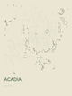 Acadia — Ink print in Ranger Light