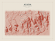 Acadia — Red Relief print in Ember & Ochre (landscape)
