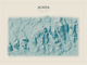 Acadia — Red Relief print in Fjord (landscape)
