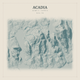 Acadia — Red Relief print in Graphite (square)