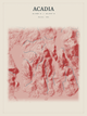 Acadia — Red Relief print in Red Earth
