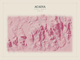 Acadia — Red Relief print in Rose & Stone (landscape)