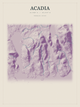 Acadia — Red Relief print in Plum & Clay