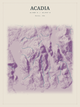 Acadia — Red Relief print in Plum & Clay