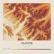Glacier — Contour Colour print in Ember & Ochre (square)
