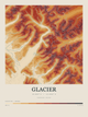 Glacier — Contour Colour print in Ember & Ochre