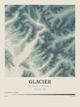 Glacier — Contour Colour print in Graphite
