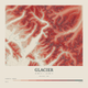 Glacier — Contour Colour print in Red Earth (square)
