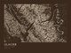 Glacier — Ink print in Atlas Dark (landscape)