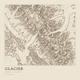 Glacier — Ink print in Atlas Light (square)