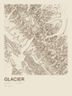 Glacier — Ink print in Atlas Light