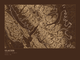 Glacier — Ink print in Desert Dark (landscape)
