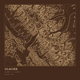Glacier — Ink print in Desert Dark (square)