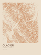 Glacier — Ink print in Desert Light