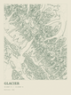 Glacier — Ink print in Ranger Light