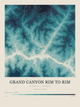 Grand Canyon Rim to Rim — Contour Colour print in Fjord