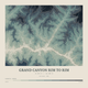 Grand Canyon Rim to Rim — Contour Colour print in Graphite (square)