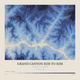 Grand Canyon Rim to Rim — Contour Colour print in Ultramarine (square)