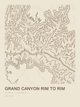 Grand Canyon Rim to Rim — Ink print in Atlas Light