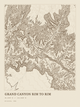 Grand Canyon Rim to Rim — Ink print in Atlas Light