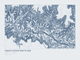 Grand Canyon Rim to Rim — Ink print in Blueprint Light (landscape)