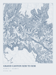 Grand Canyon Rim to Rim — Ink print in Blueprint Light