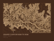 Grand Canyon Rim to Rim — Ink print in Desert Dark (landscape)