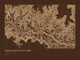 Grand Canyon Rim to Rim — Ink print in Desert Dark (landscape)