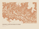 Grand Canyon Rim to Rim — Ink print in Desert Light (landscape)
