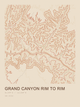 Grand Canyon Rim to Rim — Ink print in Desert Light