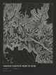 Grand Canyon Rim to Rim — Ink print in Ink Dark
