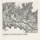 Grand Canyon Rim to Rim — Ink print in Ink Light (square)