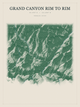 Grand Canyon Rim to Rim — Red Relief print in Forest Floor