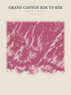 Grand Canyon Rim to Rim — Red Relief print in Rose & Stone