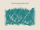 Grand Canyon Rim to Rim — Red Relief print in Alpine Teal (landscape)