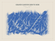 Grand Canyon Rim to Rim — Red Relief print in Ultramarine (landscape)