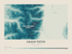 Grand Teton — Contour Colour print in Fjord (landscape)