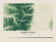 Grand Teton — Contour Colour print in Forest Floor (landscape)