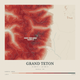 Grand Teton — Contour Colour print in Red Earth (square)