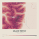 Grand Teton — Contour Colour print in Rose & Stone (square)